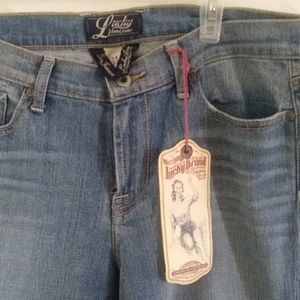Lucky Brand bootleg jeans.